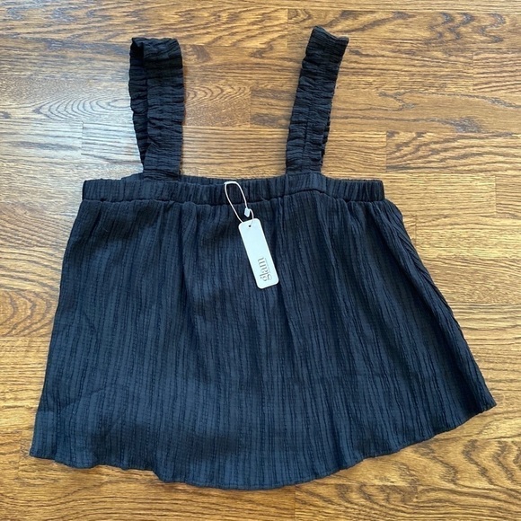 Glam NWT Black Top- Large - Picture 3 of 10